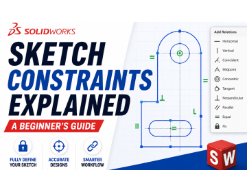 SOLIDWORKS Sketch Constraints Explained: A Beginner's Guide
